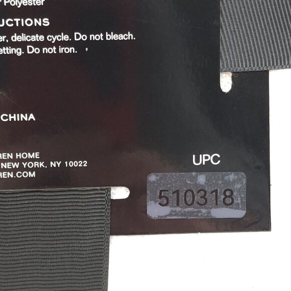 Lauren Ralph Lauren Classic Micromink Blanket Queen 90x90" Luxuriously Soft Gray - Picture 9 of 10